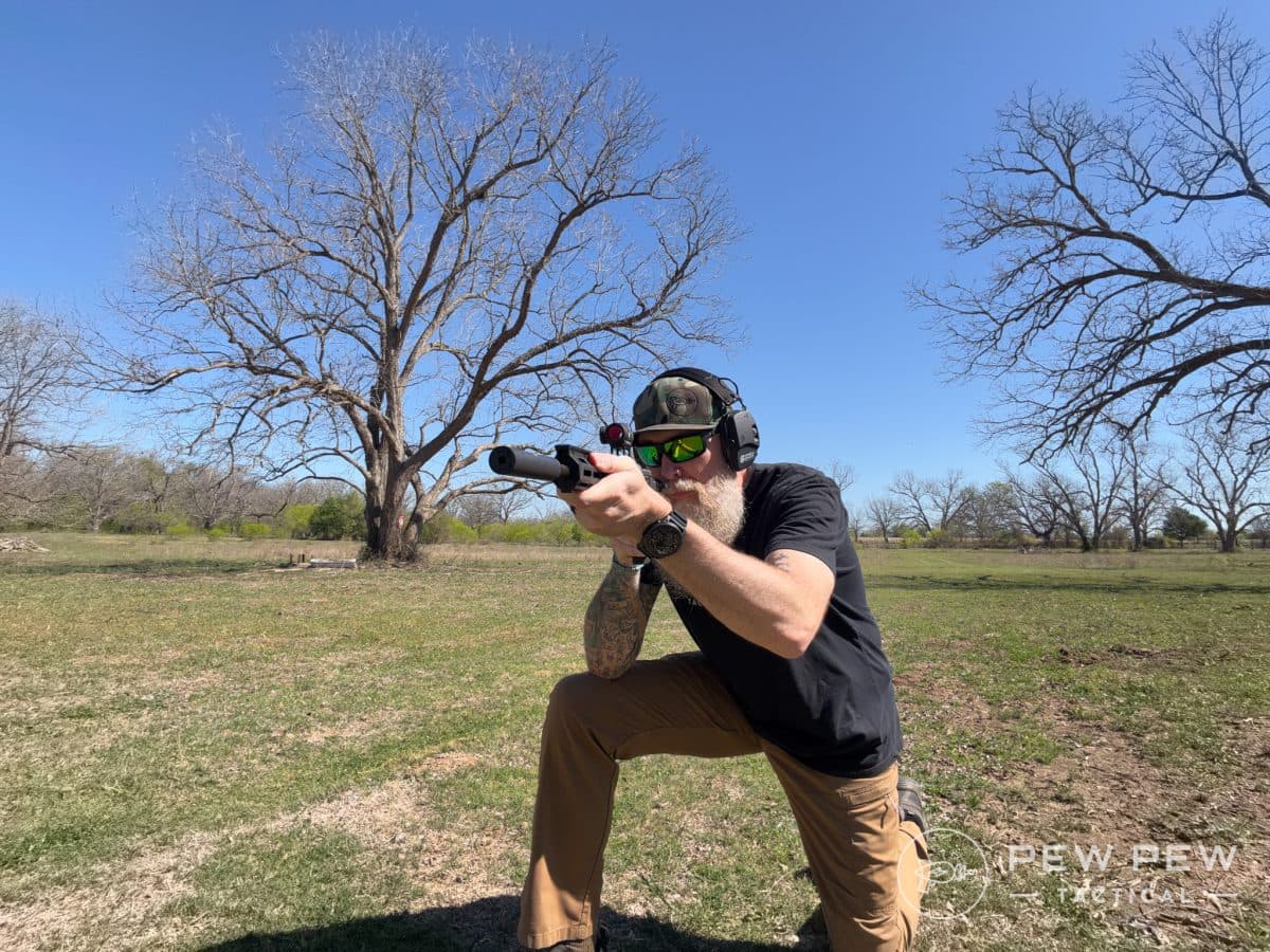 S&W FPC 22LR Shoot Kneeling