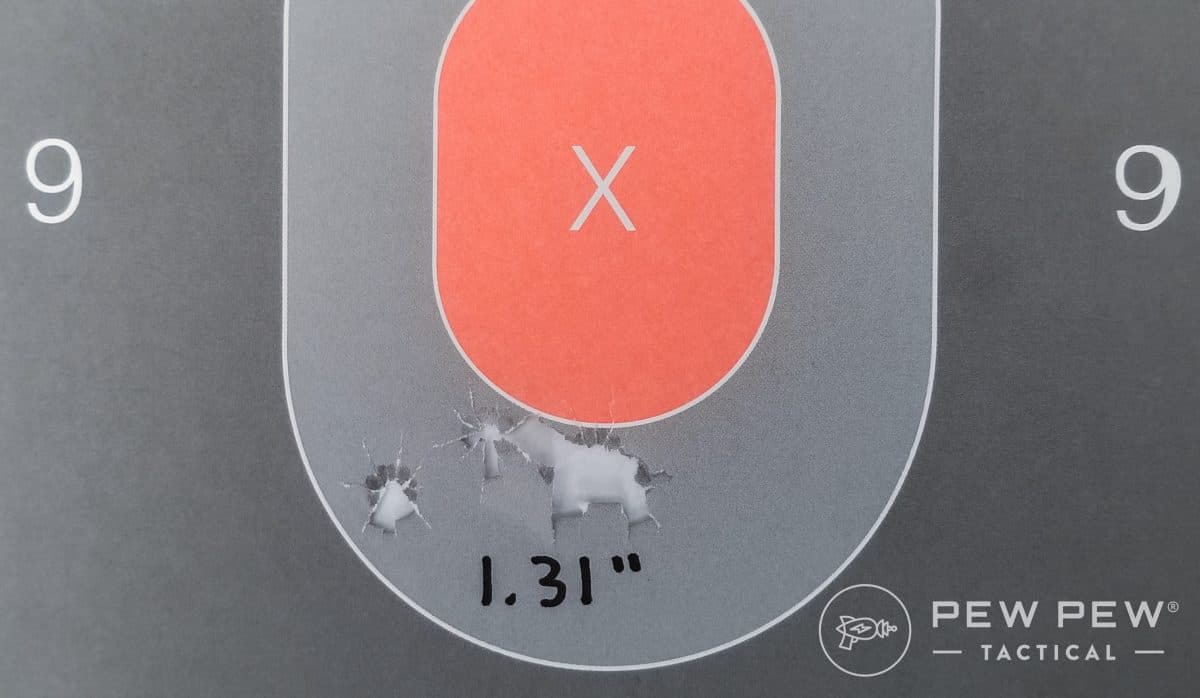 Beretta M9A4 25 Yard Target