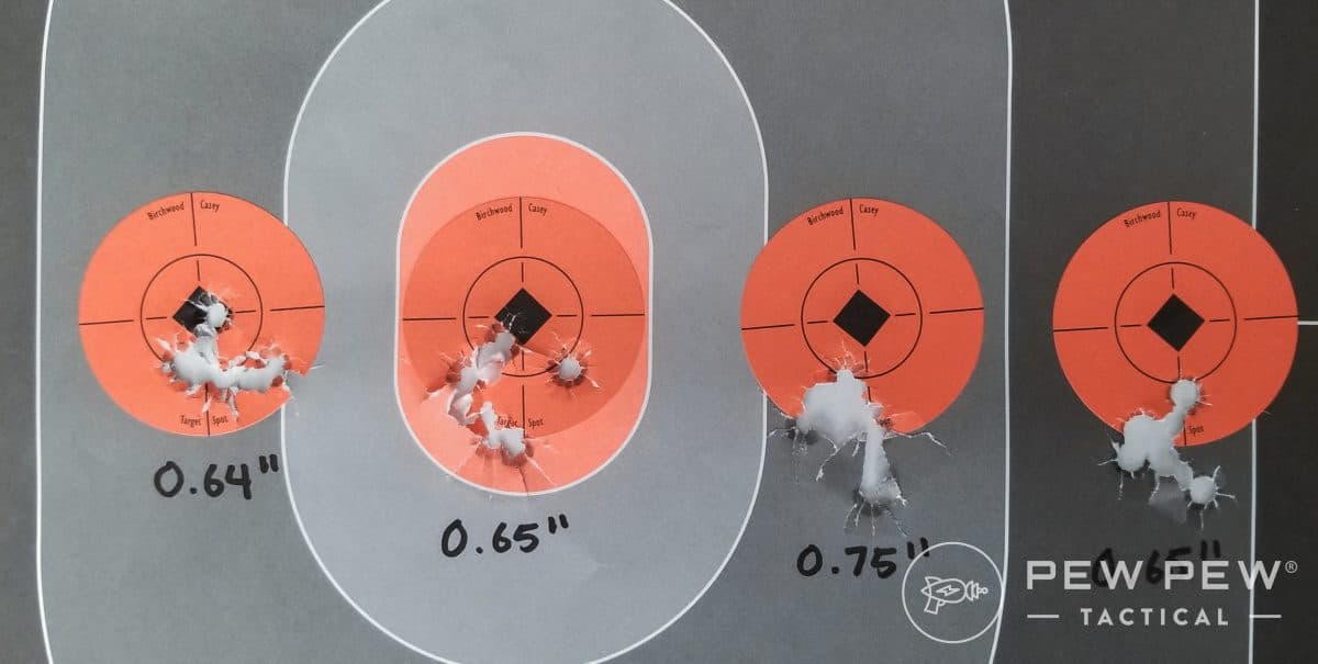 Beretta M9A4 7 Yard Targets