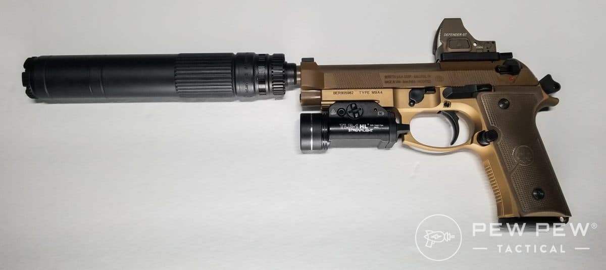 Beretta M9A4 Left Suppressed