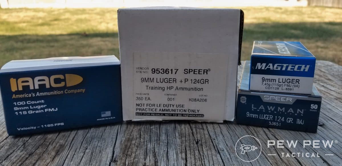 Beretta M9A4 Test Ammo
