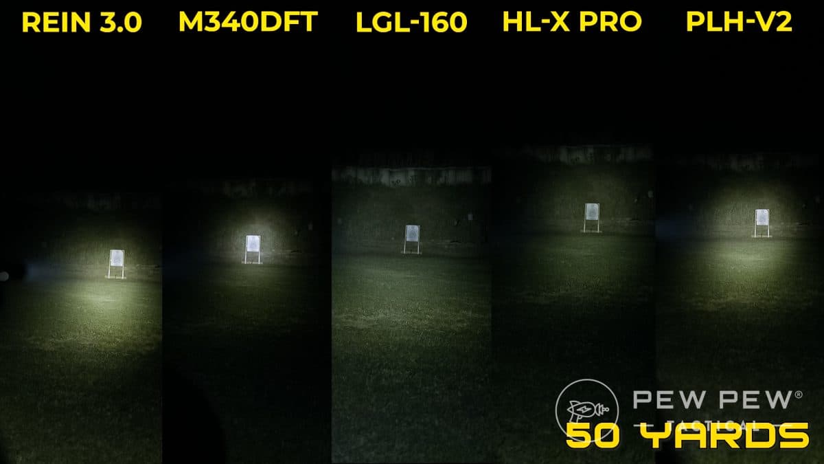 Best AR-15 flashlights 50 yds