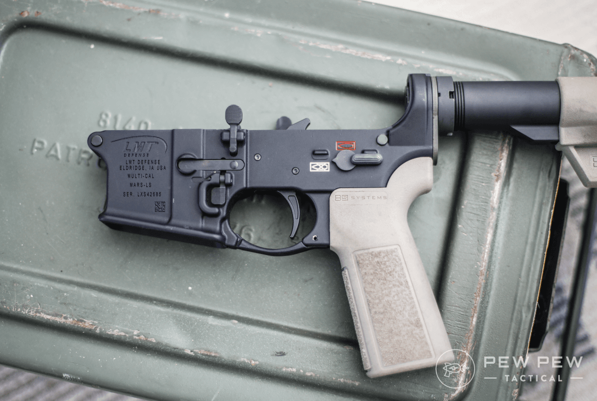 LMT MARS-L AR-15 Lower Receiver left