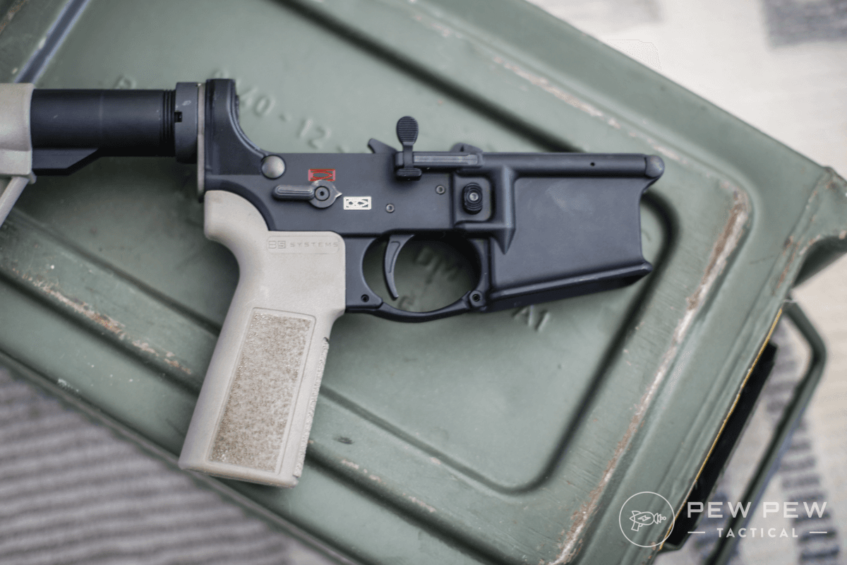 LMT MARS-L AR-15 Lower Receiver left