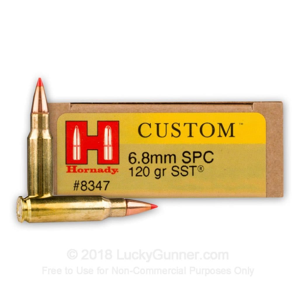 Hornady Custom 120gr SST 6.8 SPC - 20 Rounds