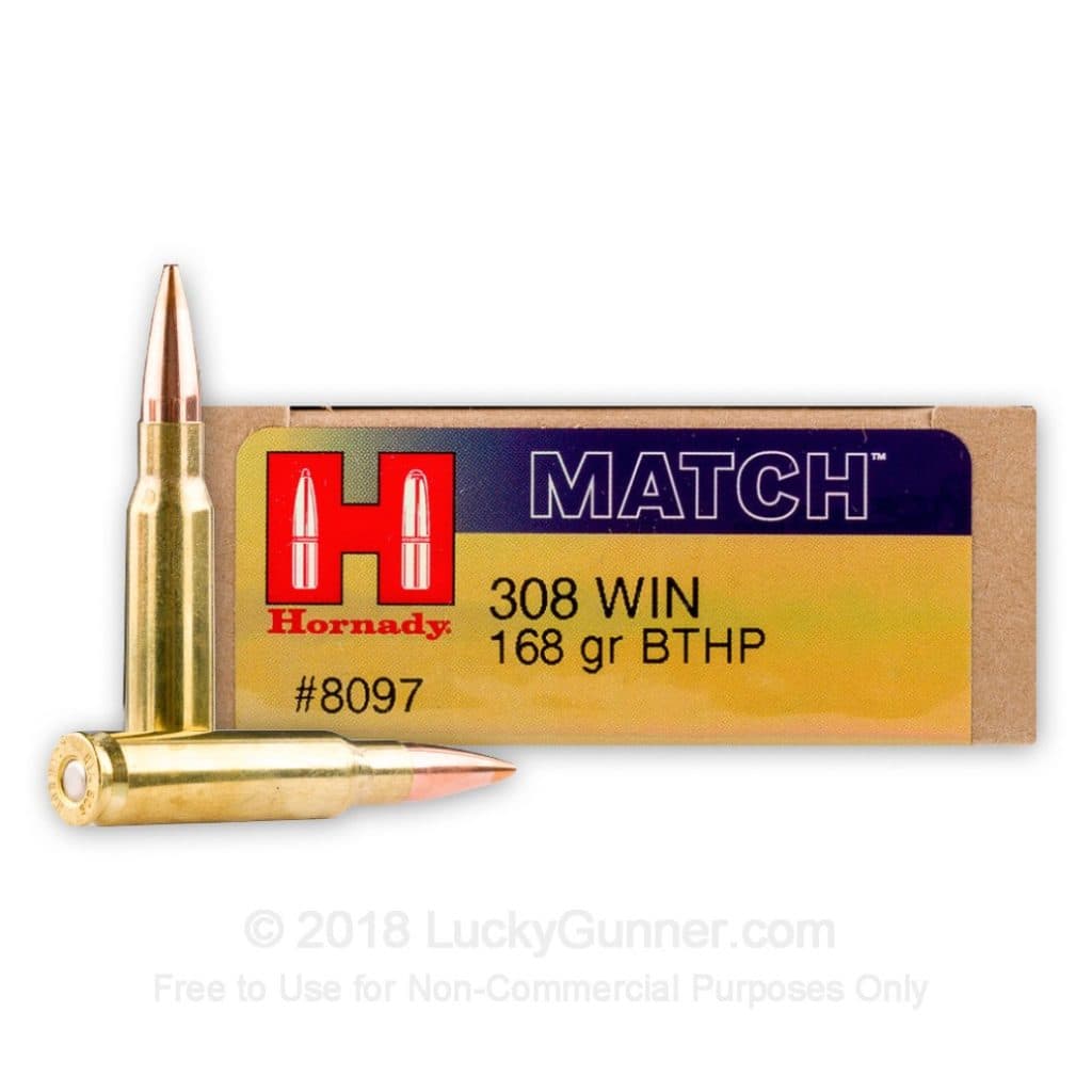 Hornady Match 168gr .308 BTHP