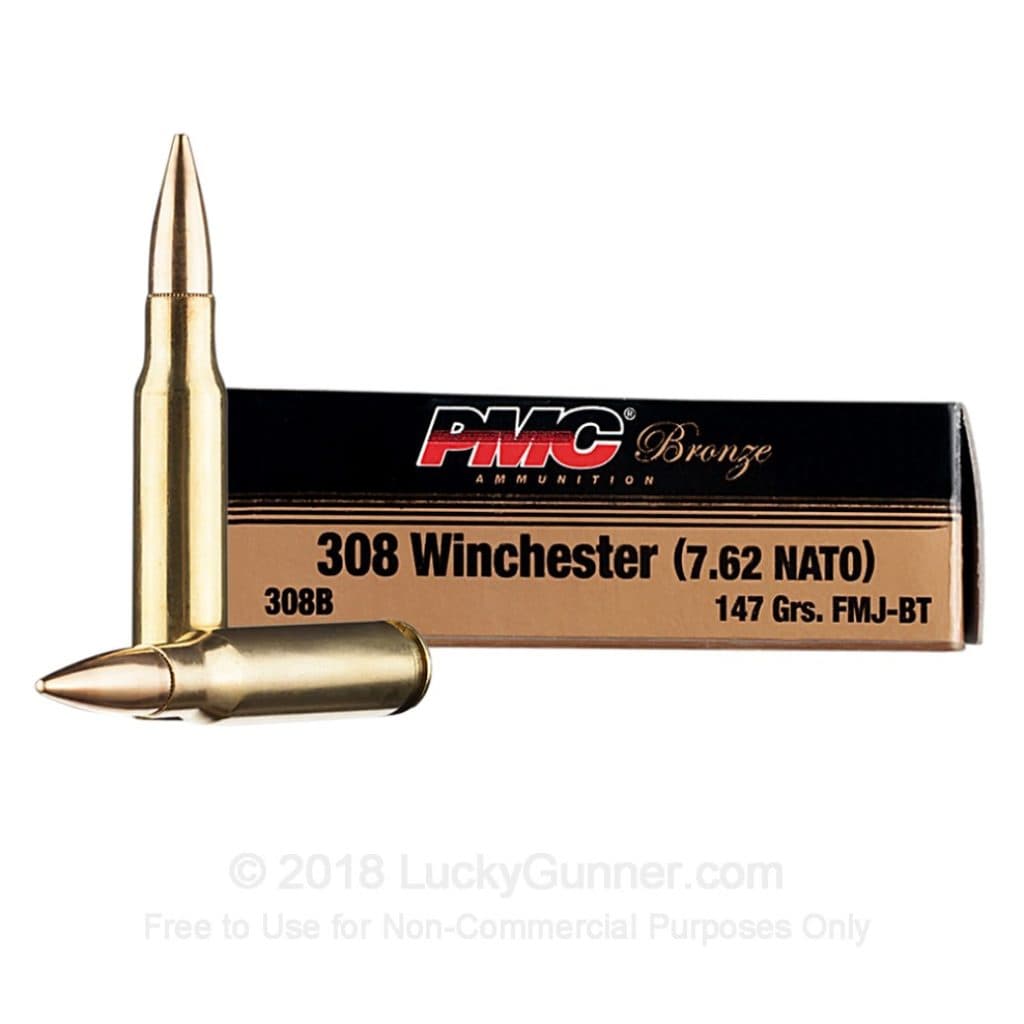 PMC Bronze .308 Win 147gr FMJ-BT