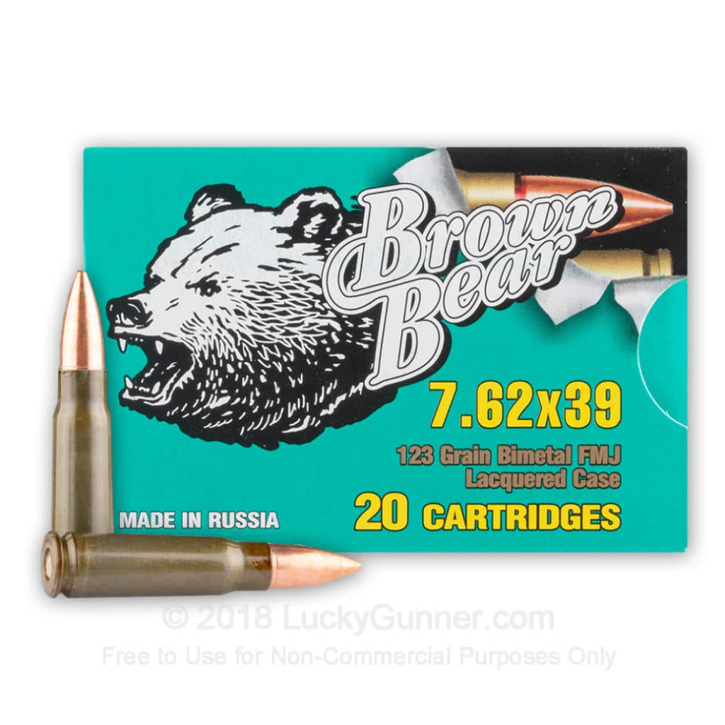 Brown Bear 123gr 7.62x39