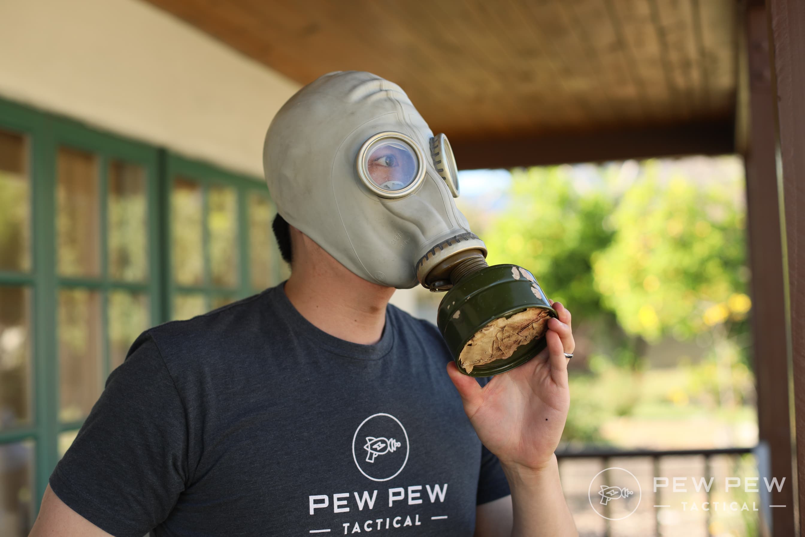 Sort of Wearing the Russian Surplus Mask