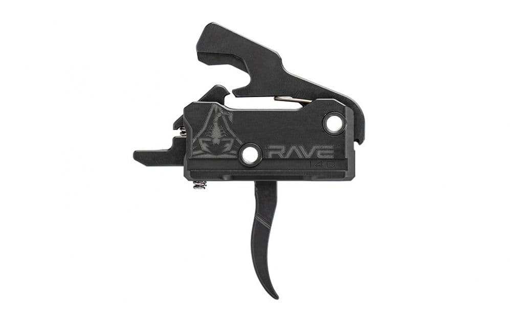 Rise Armament Rave 140 Drop-In AR-15 Trigger, Curved Bow - $99.99