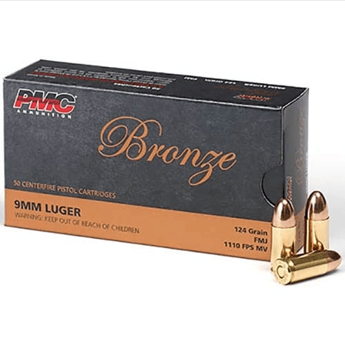 PMC 9mm 115 GR FMJ Ammo, 50rds - $11.99