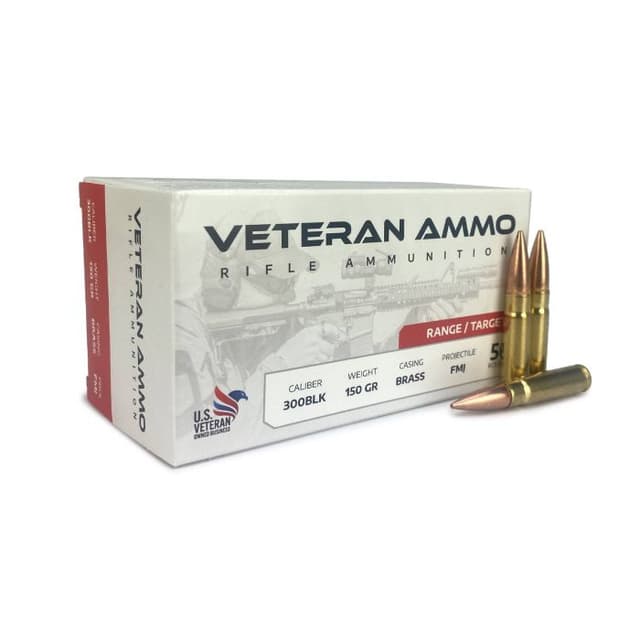 Hyperion Munitions Veteran Ammo .300 Blackout 150 GR FMJ, 500rds - $280.24 w/code "PEWPEW5P"