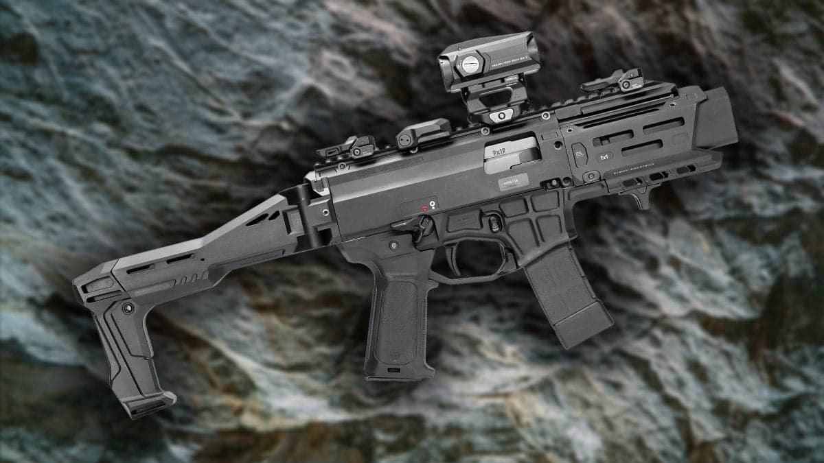 Post Thumbnail Image for post: New Product Highlight: Strike Industries Folding Stabilizer For CZ Scorpion