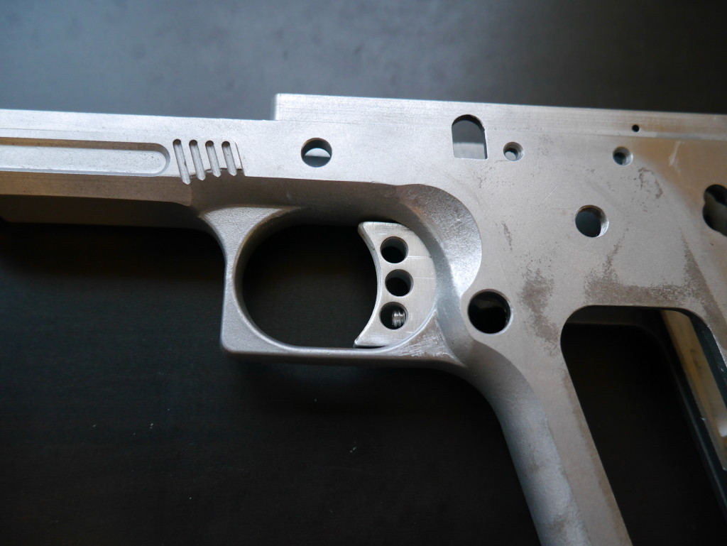 Completed 1911 Trigger Fitting