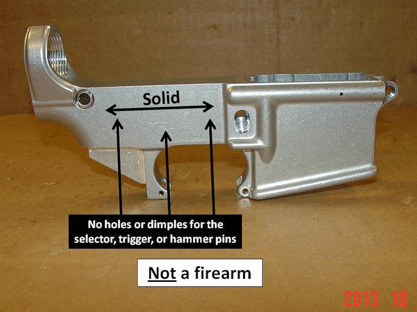 AR-15 80 Receiver Side, ATF