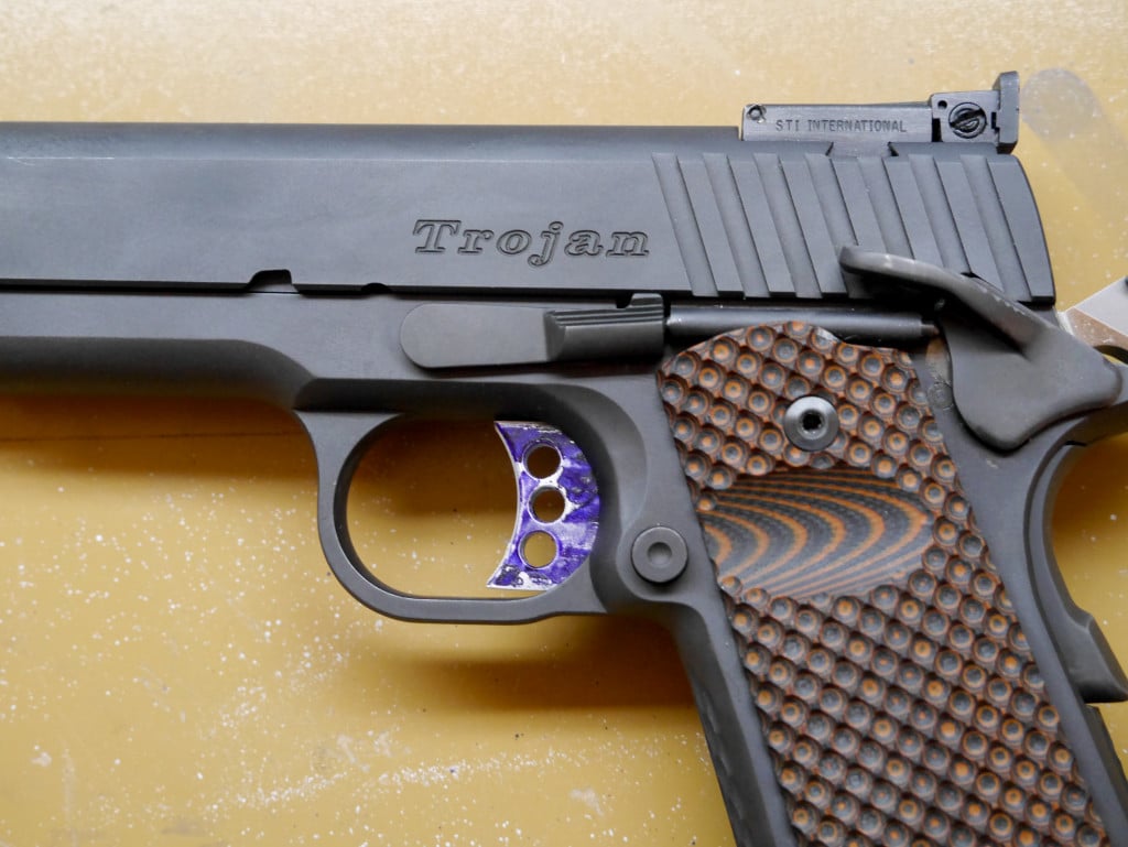 Completed 1911 Trigger Fitting