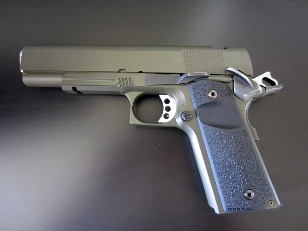 Completed Tactical Machining 1911, minus sights