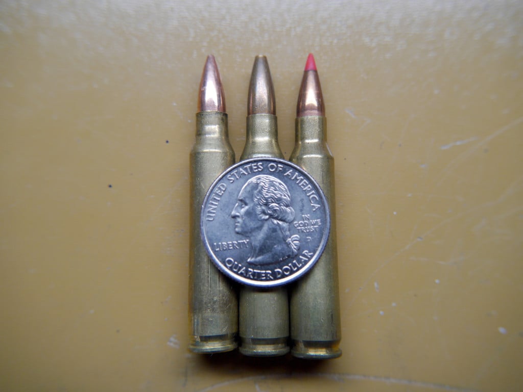 .308 (168gr vs 208gr)