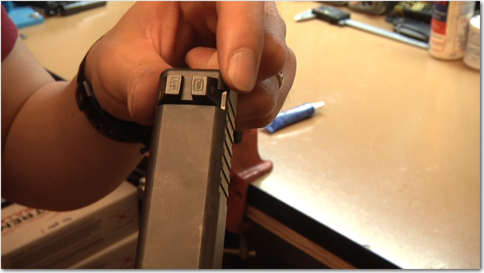 Checking Glock Night Sight Install