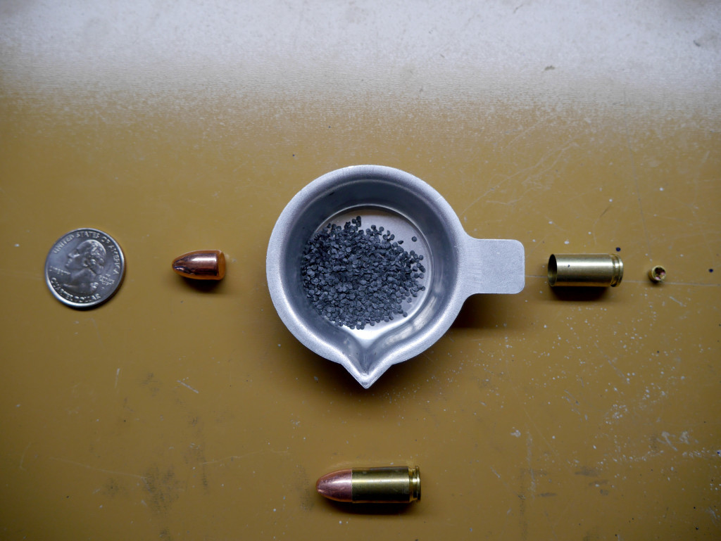 Components of 124 9mm FMJ