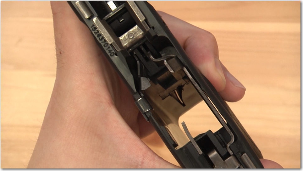 Glock Magazine Release Top View