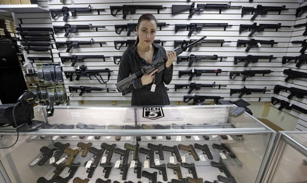 Gun Store Woman