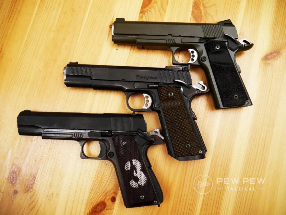 Three 1911s