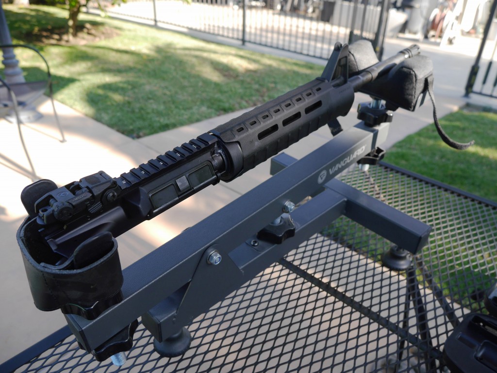 AR-15 Upper in Gun Rest