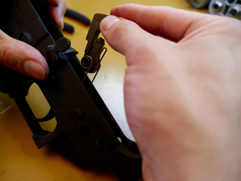 Orientation of Trigger Hammer