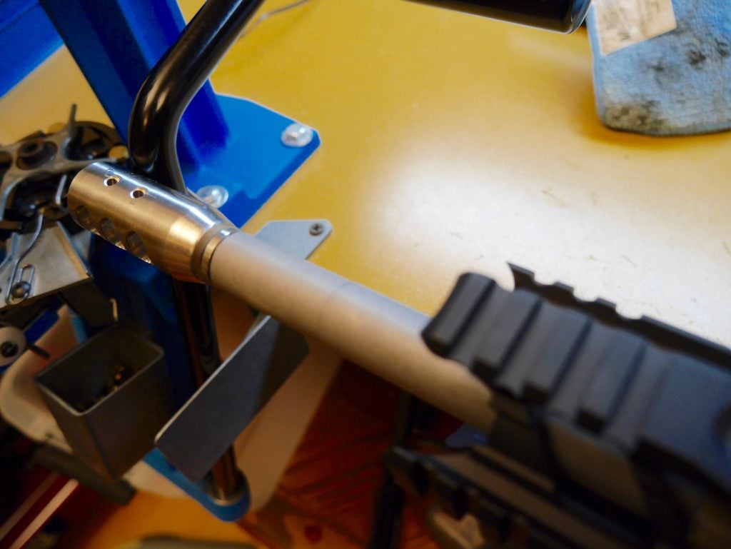 Installed Muzzle Device