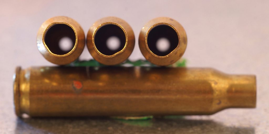 Brass Case Mouth Dents