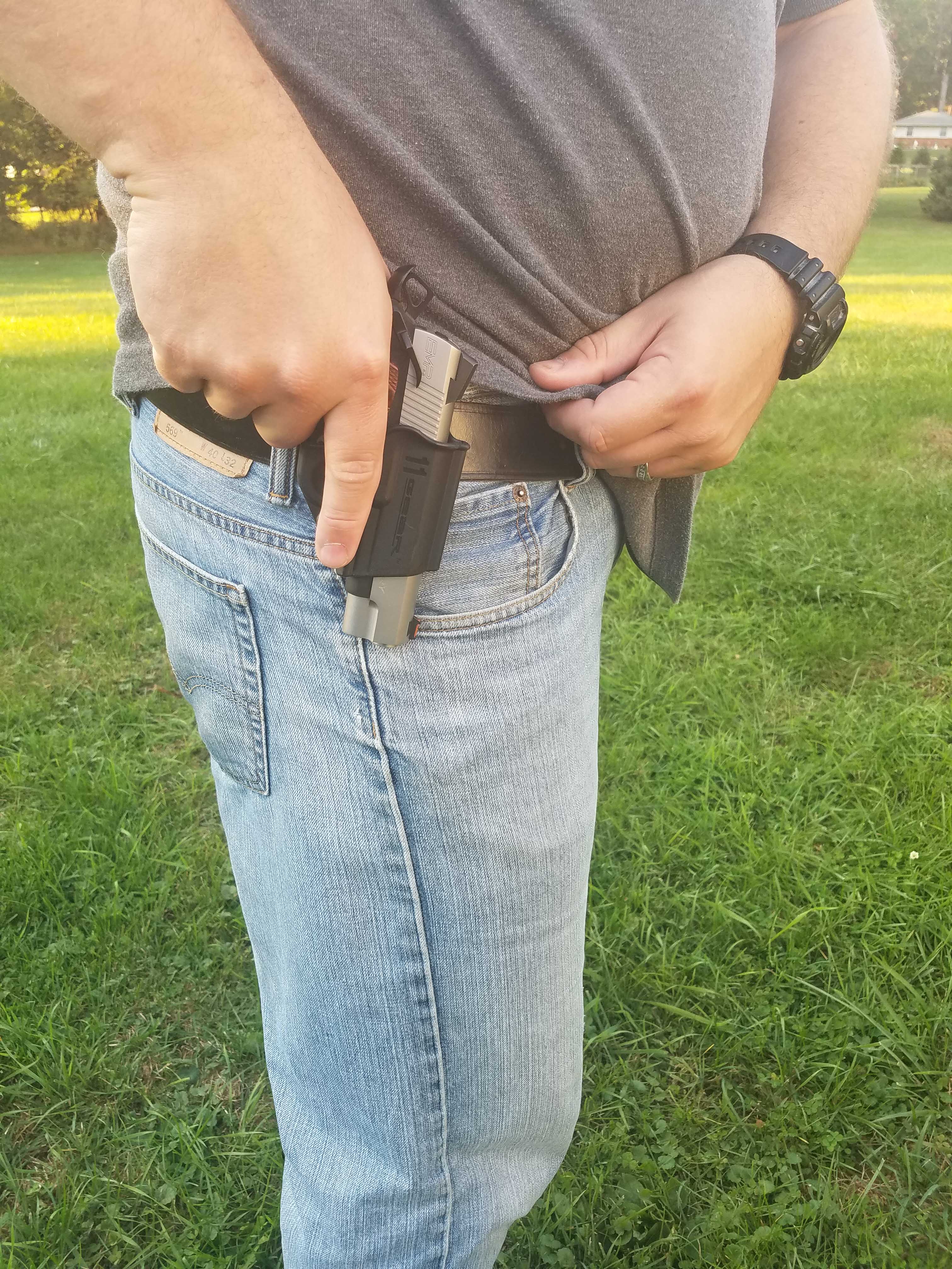 best concealed carry position