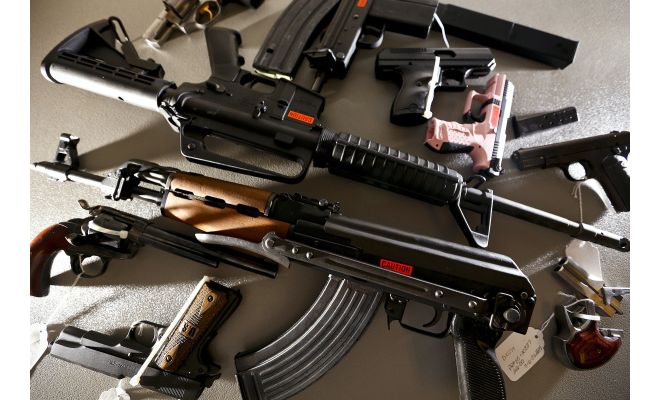 Confiscated Illegal Guns