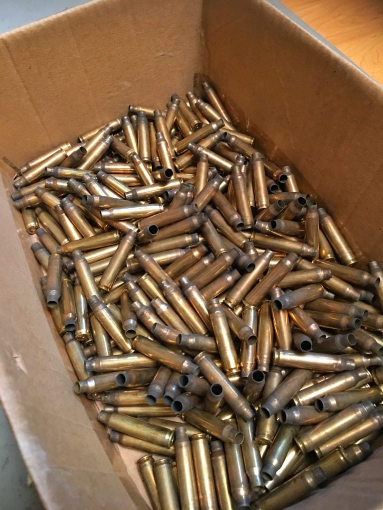 Dirty .223 Brass