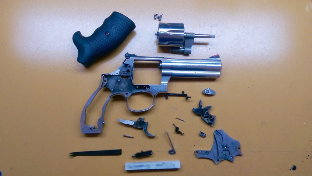 S&W 686 Disassembled