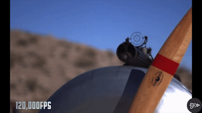 Bullet vs Propeller, Slow Mo Guys
