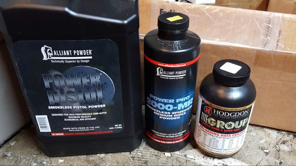 Different Reloading Powders