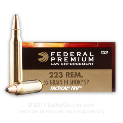 Federal LE Tactical 55 gr SP