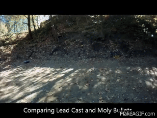 Lead Bullet Smoke Test, gunrobot