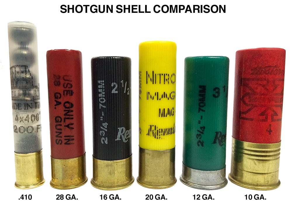 Shotgun Ammo Chart