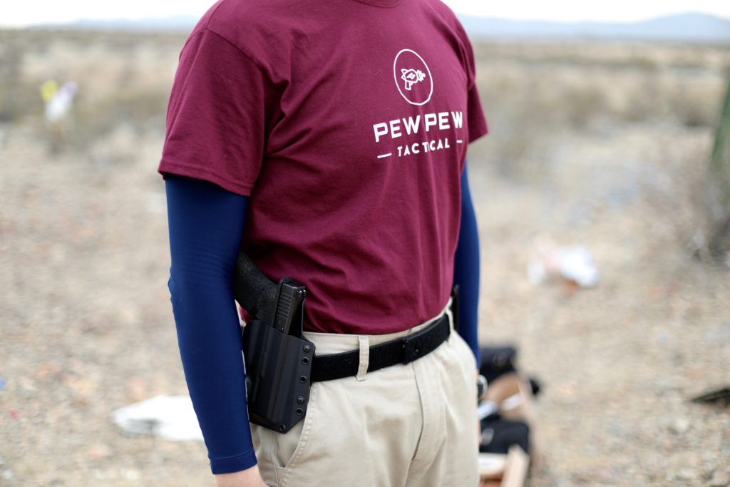 Bravo Concealment, Hands at Side