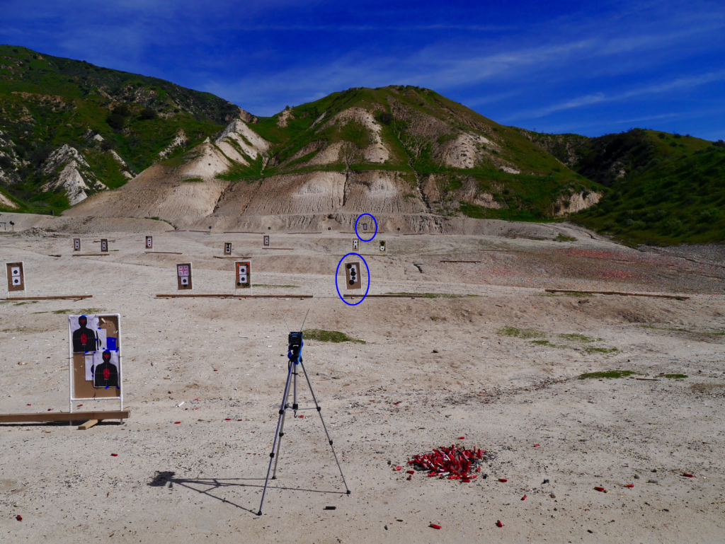 Testing with Chrono and 25 and 100 Yards