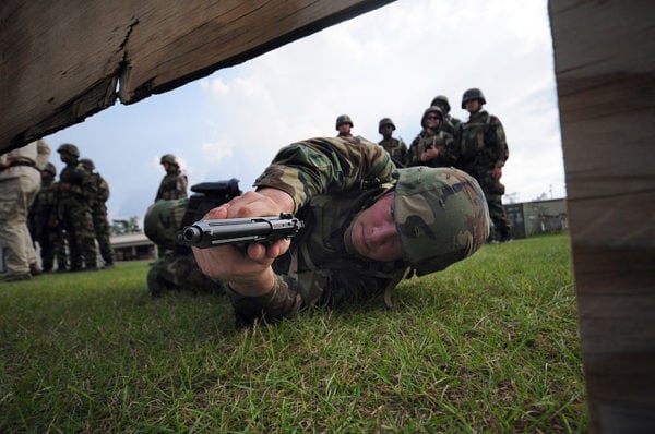 US Navy marksmanship practice