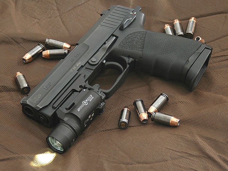 HK45 USP with mounted light