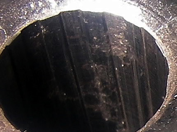 Pitted Rifling in barrel