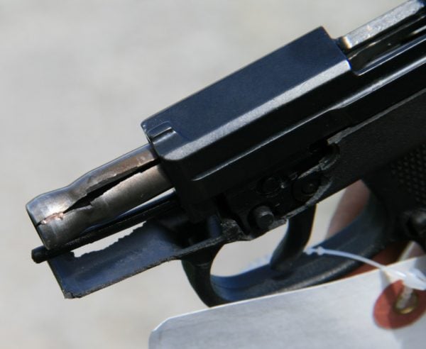 squib detonated gun barrel
