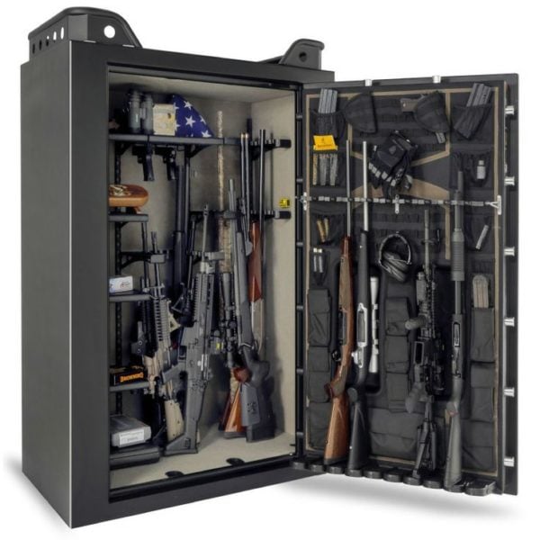 Stack-On GCB-8RTA Steel 8-Gun Ready to Assemble Security Cabinet, Black