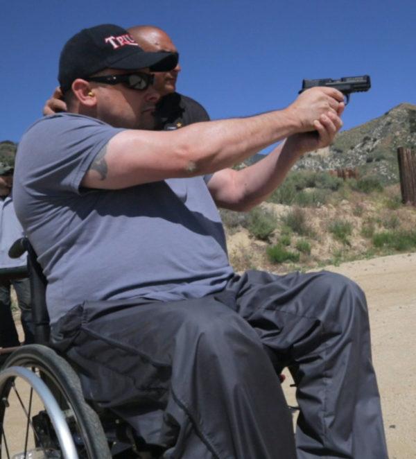 shooting from wheelchair