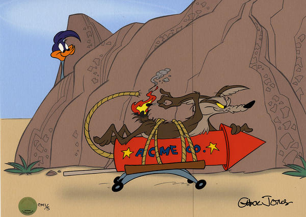 wile e coyote rocket