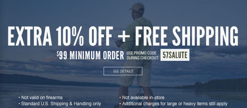 related stores For one day only, you can enjoy extra savings when you shop Cabela's Cyber Monday deals. Some of the offers you may find, based on what's been available before, include drastic discounts on ammo, slippers at half price, clothing at up to 30% off and specialty kitchen knife sets discounted up to $ off.